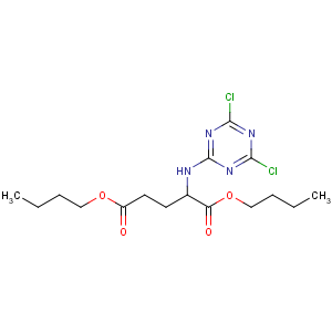 CAS No:5462-78-2 L-Glutamic acid,N-(4,6-dichloro-1,3,5-triazin-2-yl)-, dibutyl ester (9CI)