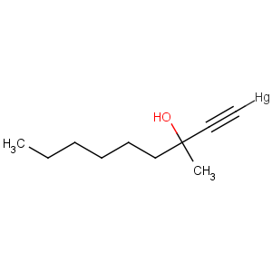 CAS No:5463-12-7 Mercury,(3-hydroxy-3-methyl-1-nonyn-1-yl)-