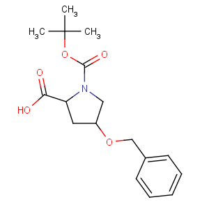 CAS No:54631-81-1 (2S,<br />4R)-1-[(2-methylpropan-2-yl)oxycarbonyl]-4-phenylmethoxypyrrolidine-2-<br />carboxylic acid