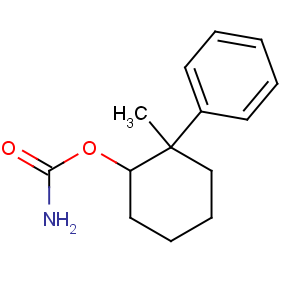 CAS No:5465-93-0 Cyclohexanol,2-methyl-2-phenyl-, 1-carbamate