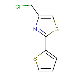 CAS No:54679-16-2 4-(chloromethyl)-2-thiophen-2-yl-1,3-thiazole