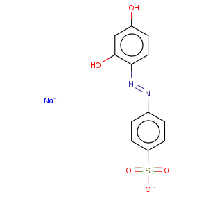 CAS No:547-57-9 Benzenesulfonic acid,4-[2-(2,4-dihydroxyphenyl)diazenyl]-, sodium salt (1:1)