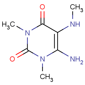 CAS No:54729-62-3 6-amino-1,3-dimethyl-5-(methylamino)pyrimidine-2,4-dione