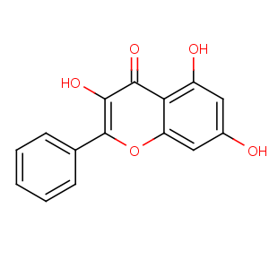 CAS No:548-83-4 3,5,7-trihydroxy-2-phenylchromen-4-one