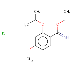 CAS No:548472-48-6 ethyl 2-isopropoxy-4-methoxybenzimidate hydrochloride