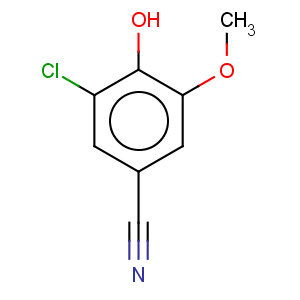 CAS No:5485-88-1 3-chloro-4-hydroxy-5-methoxybenzonitrile