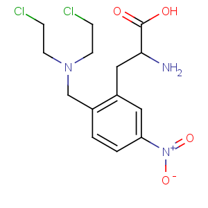 CAS No:54940-95-3 (2S)-2-amino-3-[2-[bis(2-chloroethyl)aminomethyl]-5-nitrophenyl]<br />propanoic acid