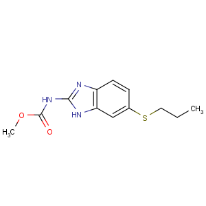 CAS No:54965-21-8 methyl N-(6-propylsulfanyl-1H-benzimidazol-2-yl)carbamate