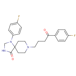 CAS No:54965-22-9 1-(4-fluorophenyl)-8-[4-(4-fluorophenyl)-4-oxobutyl]-1,3,<br />8-triazaspiro[4.5]decan-4-one