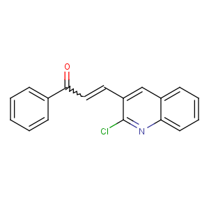 CAS No:5498-83-9 3-(2-chloroquinolin-3-yl)-1-phenylprop-2-en-1-one