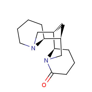 CAS No:550-90-3 7,14-Methano-2H,11H-dipyrido[1,2-a:1',2'-e][1,5]diazocin-11-one,dodecahydro-, (7S,7aR,14S,14aS)-