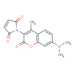 CAS No:55145-14-7 1-[7-(dimethylamino)-4-methyl-2-oxochromen-3-yl]pyrrole-2,5-dione
