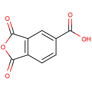 CAS No:552-30-7 1,3-dioxo-2-benzofuran-5-carboxylic acid