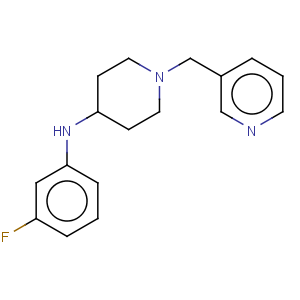 CAS No:5528-99-4 N-(3-fluorophenyl)-1-(pyridin-3-ylmethyl)piperidin-4-amine