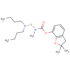 CAS No:55285-14-8 (2,2-dimethyl-3H-1-benzofuran-7-yl)<br />N-(dibutylamino)sulfanyl-N-methylcarbamate