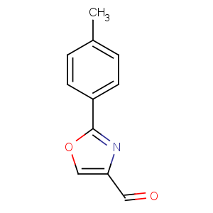 CAS No:55327-30-5 2-(4-methylphenyl)-1,3-oxazole-4-carbaldehyde