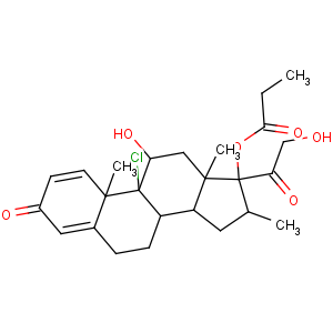 CAS No:5534-18-9 [(8S,9R,10S,11S,13S,14S,16S,<br />17R)-9-chloro-11-hydroxy-17-(2-hydroxyacetyl)-10,13,<br />16-trimethyl-3-oxo-6,7,8,11,12,14,15,<br />16-octahydrocyclopenta[a]phenanthren-17-yl] propanoate