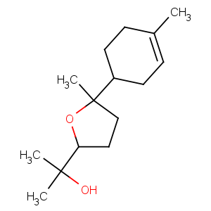 CAS No:55399-12-7 2-Furanmethanol,tetrahydro-a,a,5-trimethyl-5-(4-methyl-3-cyclohexen-1-yl)-