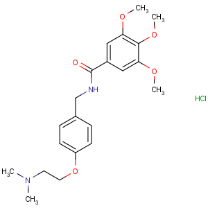 CAS No:554-92-7 N-[[4-[2-(dimethylamino)ethoxy]phenyl]methyl]-3,4,<br />5-trimethoxybenzamide