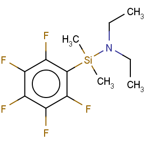 CAS No:55485-74-0 Silanamine,N,N-diethyl-1,1-dimethyl-1-(2,3,4,5,6-pentafluorophenyl)-