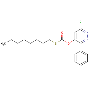 CAS No:55512-33-9 (6-chloro-3-phenylpyridazin-4-yl) octylsulfanylformate
