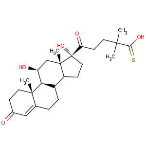 CAS No:55560-96-8 Pregn-4-ene-3,20-dione,21-[(2,2-dimethyl-1-oxopropyl)thio]-11,17-dihydroxy-, (11b)-