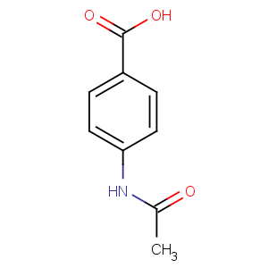 CAS No:556-08-1 4-acetamidobenzoic acid