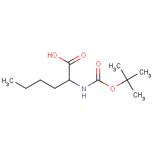 CAS No:55674-63-0 (2R)-2-[(2-methylpropan-2-yl)oxycarbonylamino]hexanoic acid