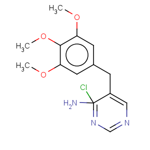 CAS No:55694-04-7 4-chloro-5-[(3,4,5-trimethoxyphenyl)methyl]-1H-pyrimidin-4-amine