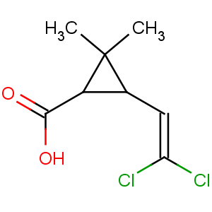 CAS No:55701-05-8 3-(2,2-dichloroethenyl)-2,2-dimethylcyclopropane-1-carboxylic acid