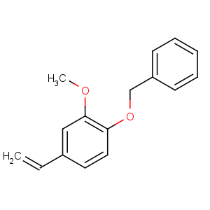 CAS No:55708-65-1 4-ethenyl-2-methoxy-1-phenylmethoxybenzene