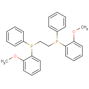 CAS No:55739-58-7 (R)-(2-methoxyphenyl)-[2-[(2-methoxyphenyl)-phenylphosphanyl]ethyl]-<br />phenylphosphane