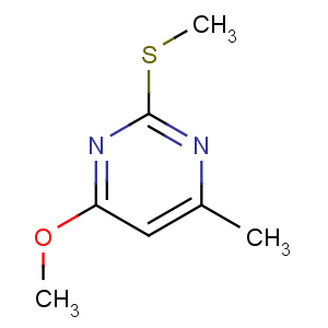 CAS No:55749-33-2 4-methoxy-6-methyl-2-methylsulfanylpyrimidine