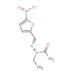 CAS No:5579-89-5 1-ethyl-1-[(E)-(5-nitrofuran-2-yl)methylideneamino]urea