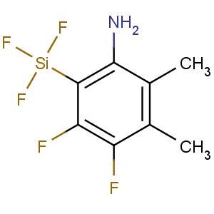 CAS No:55804-98-3 4,5-difluoro-2,3-dimethyl-6-trifluorosilylaniline