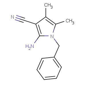 CAS No:55817-72-6 1H-Pyrrole-3-carbonitrile,2-amino-4,5-dimethyl-1-(phenylmethyl)-