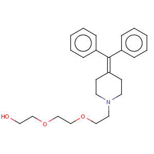 CAS No:55837-21-3 Ethanol,2-[2-[2-[4-(diphenylmethylene)-1-piperidinyl]ethoxy]ethoxy]-