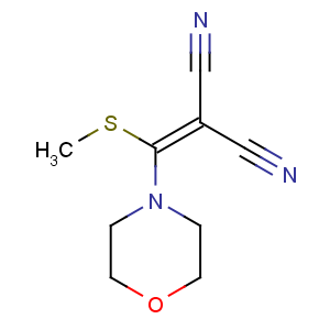 CAS No:55883-90-4 (methylthio)(morpholin-4-yl)methylene]malononitrile