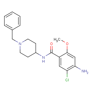 CAS No:55905-53-8 4-amino-N-(1-benzylpiperidin-4-yl)-5-chloro-2-methoxybenzamide