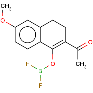 CAS No:55923-08-5 Boron, [2-(acetyl-kO)-3,4-dihydro-6-methoxy-1(2H)-naphthalenonato-kO]difluoro-, (T-4)-