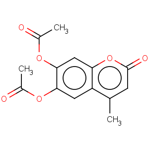 CAS No:55939-28-1 2H-1-Benzopyran-2-one,6,7-bis(acetyloxy)-4-methyl-