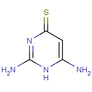CAS No:56-08-6 2,6-diamino-1H-pyrimidine-4-thione