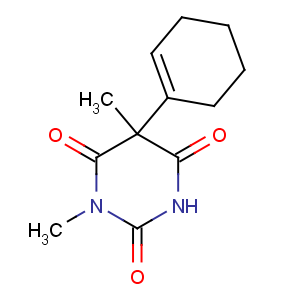 CAS No:56-29-1 5-(cyclohexen-1-yl)-1,5-dimethyl-1,3-diazinane-2,4,6-trione