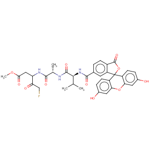 CAS No:560094-66-8 Fluorescein-6-carbonyl-Val-Ala-DL-Asp(OMe)-fluoromethylketone