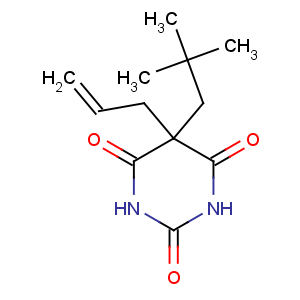 CAS No:561-83-1 2,4,6(1H,3H,5H)-Pyrimidinetrione,5-(2,2-dimethylpropyl)-5-(2-propen-1-yl)-