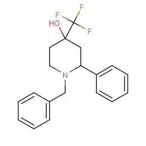 CAS No:56108-27-1 1-benzyl-2-phenyl-4-(trifluoromethyl)piperidin-4-ol