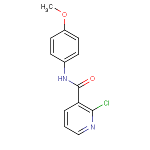 CAS No:56149-30-5 2-chloro-N-(4-methoxyphenyl)pyridine-3-carboxamide