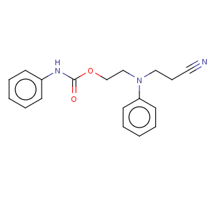 CAS No:56149-94-1 2-((2-cyanoethyl)(phenyl)amino)ethyl phenylcarbamate