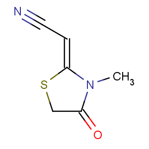 CAS No:56196-65-7 (2z)-(3-methyl-4-oxo-1,3-thiazolidin-2-ylidene)acetonitrile