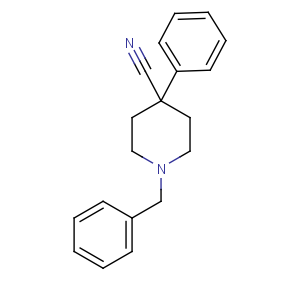 CAS No:56243-25-5 1-benzyl-4-phenylpiperidine-4-carbonitrile